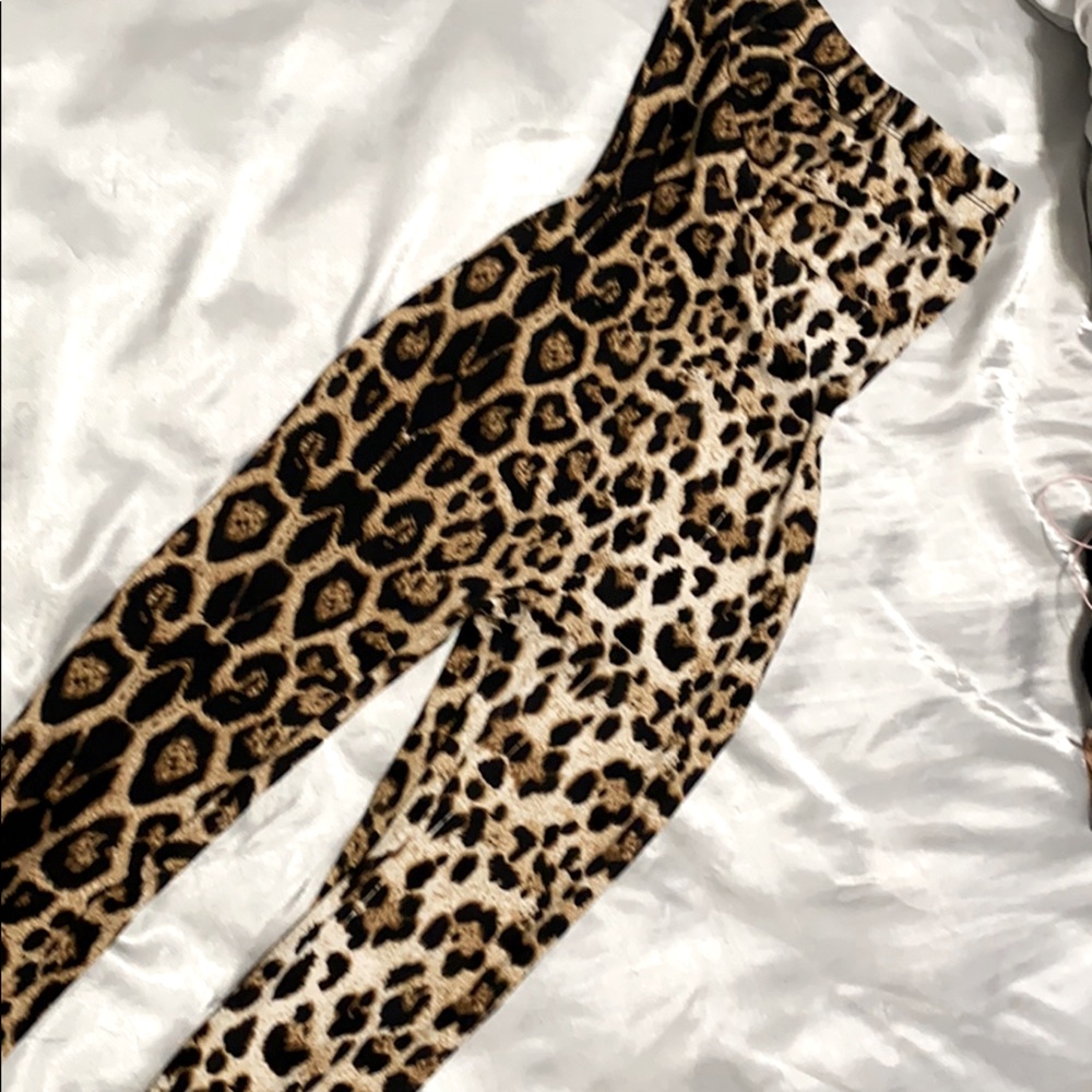 Leopard jumpsuit!